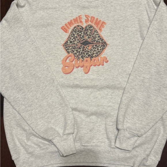 Hanes EcoSmart White Sweatshirt - Picture 1 of 2